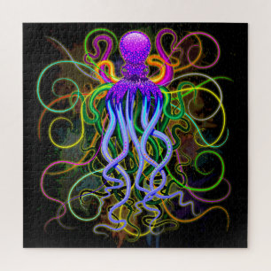 Puzzle Octopus Luminescence psychédélique