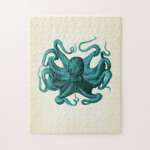 Puzzle Octopus vintage