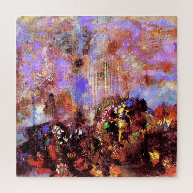 Puzzle Odilon Redon peinture - Composition, Fleurs (Vertical)