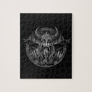 Puzzle Odin et ses corbeaux Huginn et Muninn