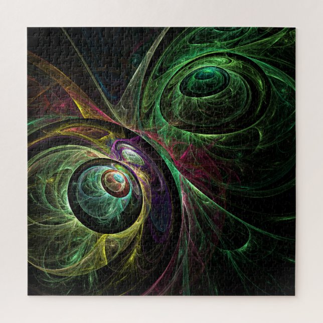 Puzzle OEil aux yeux Art Abstrait (Vertical)