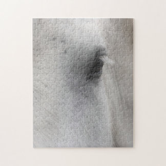 Puzzle OEil blanc animal de cheval