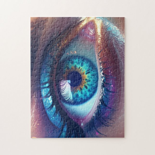 Puzzle OEil d'amour de la sagesse profonde (Vertical)