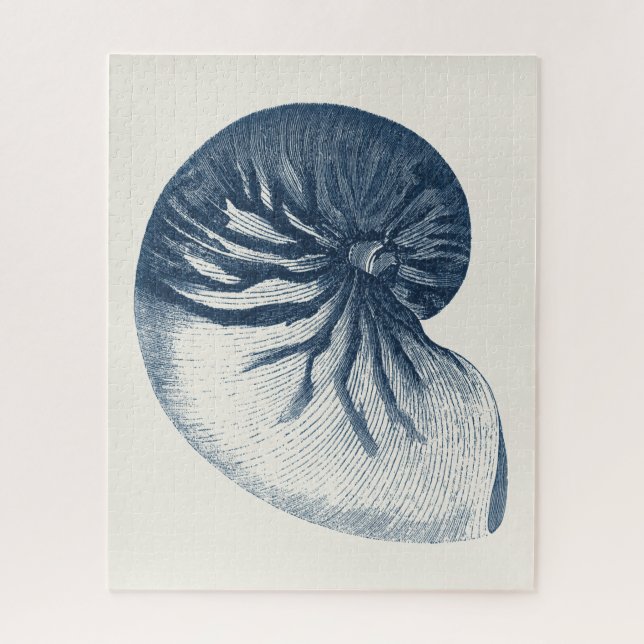 Puzzle Oeil de requin Indigo (Vertical)