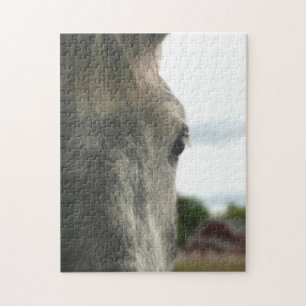 Puzzle Oeil D'Un Animal Cheval