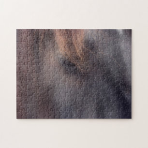 Puzzle Oeil D'Un Animal De Cheval Contenté