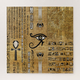 Puzzle OEil égyptien de Horus - Ornement de Wadjet
