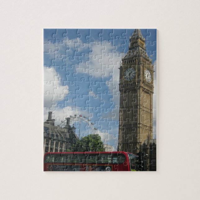 Puzzle Oeil et Big Ben de Londres (Vertical)
