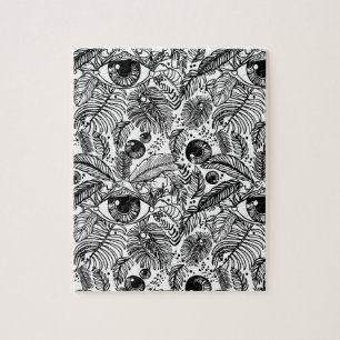 Puzzle Oeil magique. Symbole de l'Omniscience et de l'Êtr