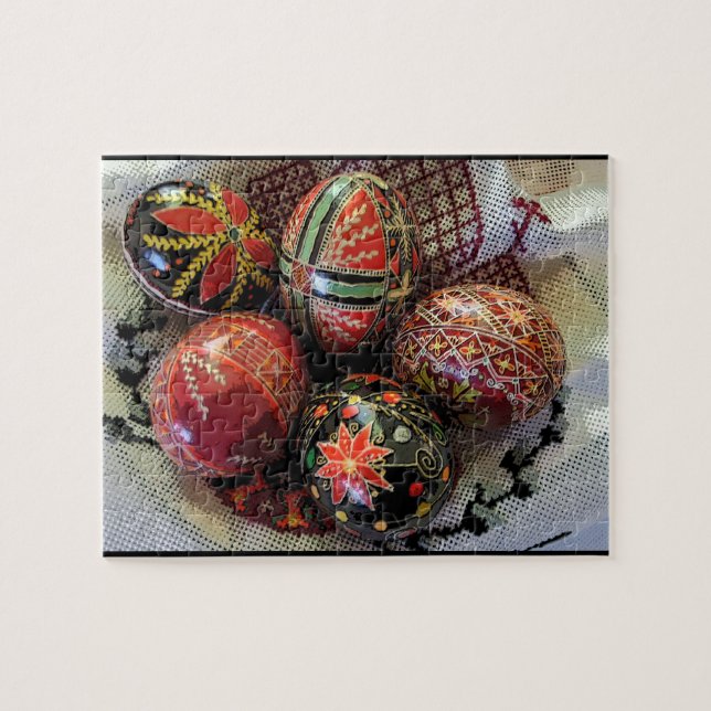 Puzzle Oeufs de pâques d'Ukrainien de Pysanky (Horizontal)