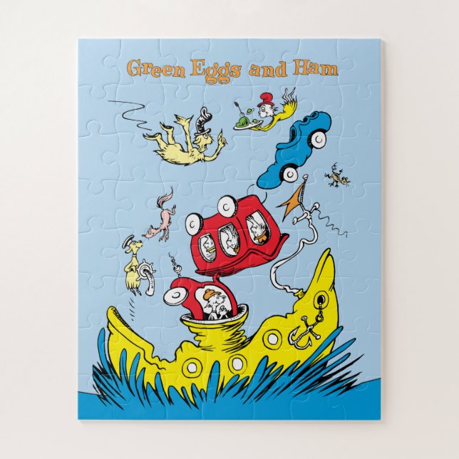 Puzzle Oeufs verts et jambon | Je Ne Les Aime Nulle Part (Vertical)