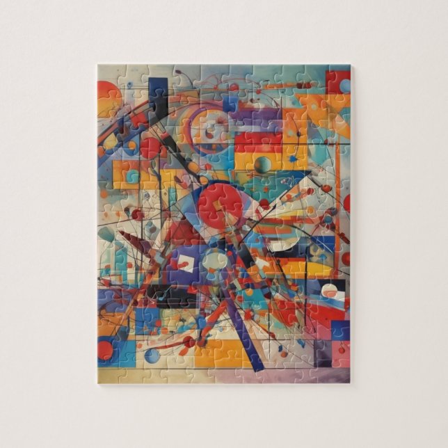 Puzzle Oeuvre Abstraite moderne (Vertical)