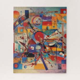 Puzzle Oeuvre Abstraite moderne