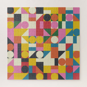 Puzzle OEuvre Bauhaus : composition géométrique abstraite