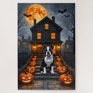 Puzzle Œuvre d'art de porche gothique Halloween de Boston