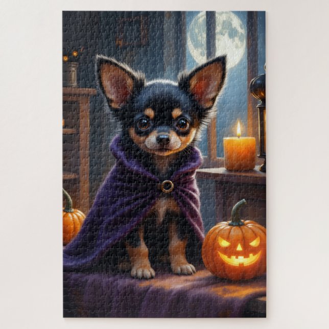Puzzle Œuvre d'art Halloween victorienne gothique de Chih (Vertical)