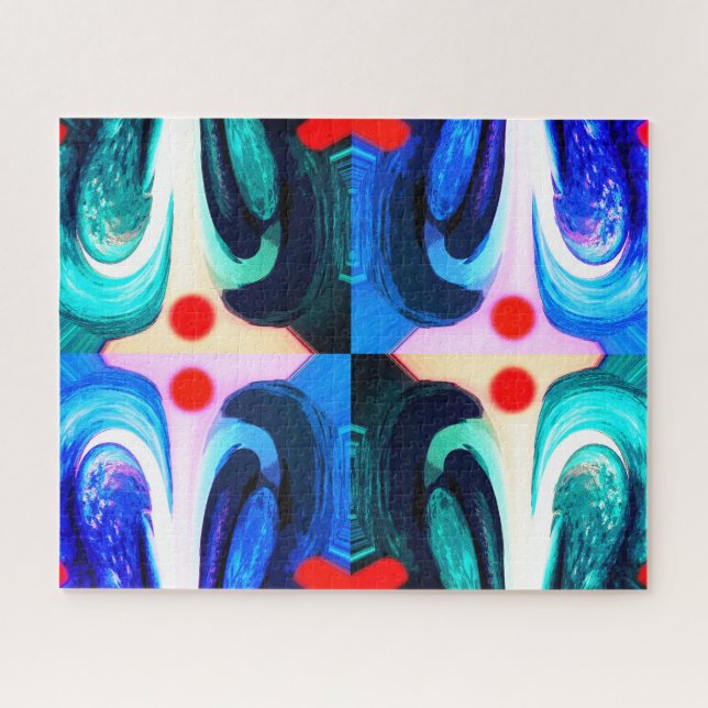 Puzzle Œuvre d'art sur l'océan extraterrestre (Horizontal)