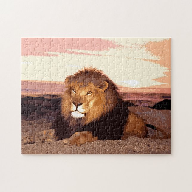 Puzzle OEuvre de Lion (Horizontal)
