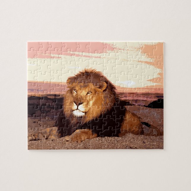 Puzzle OEuvre de Lion (Horizontal)