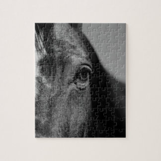 Puzzle OEuvre d'oeil noir blanc