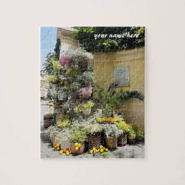 Puzzle of Capri, Italy (Vertical)