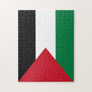 Puzzle officiellement le drapeau de l'État de Palestine