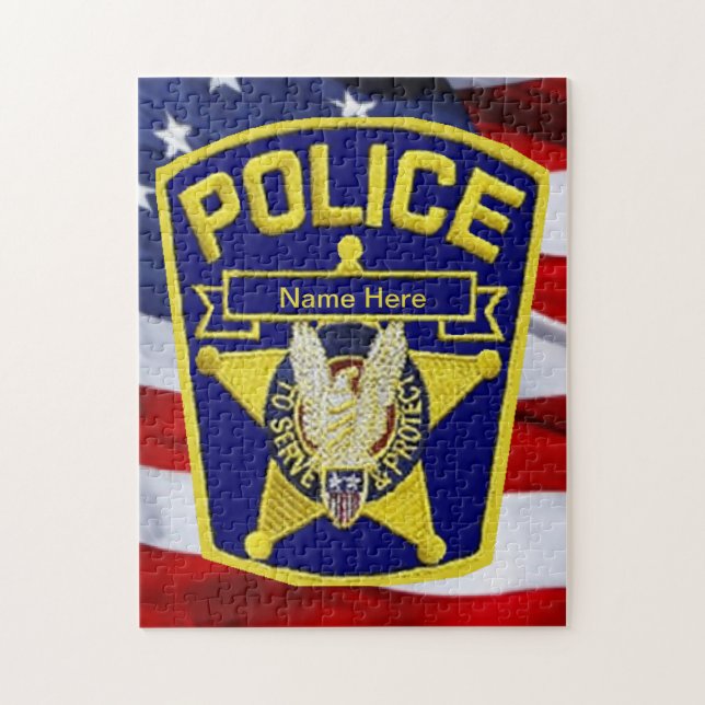 Puzzle Officier de police (Vertical)