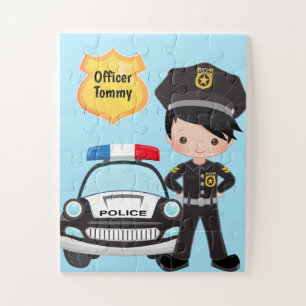 Puzzle Officier de police et enfants de patrouille