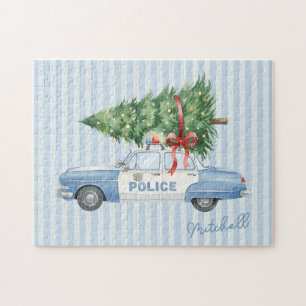 Puzzle Officier de police moderne personnalisé Voiture de