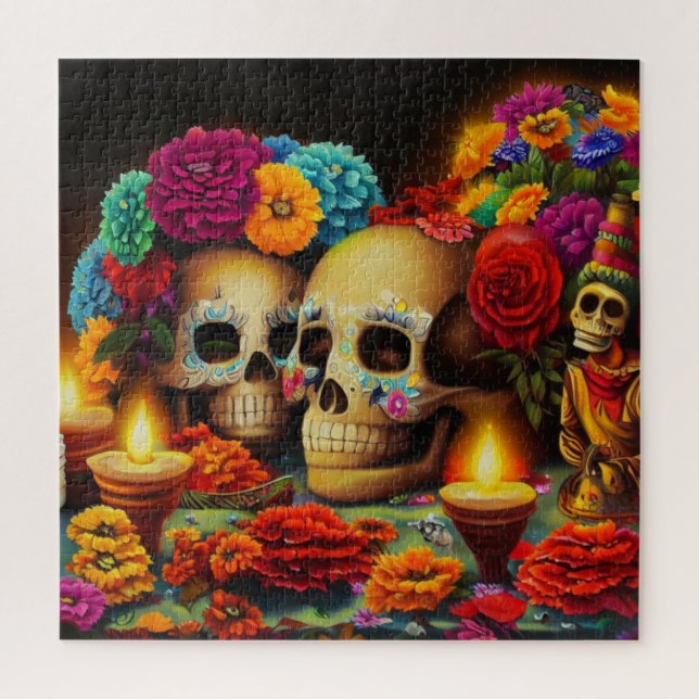 Puzzle Offrandes du Jour des Morts (3) (Vertical)
