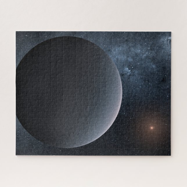 Puzzle Ogle Exoplanet-2016-Blg-1195Lb Orbits Une Petite É (Horizontal)