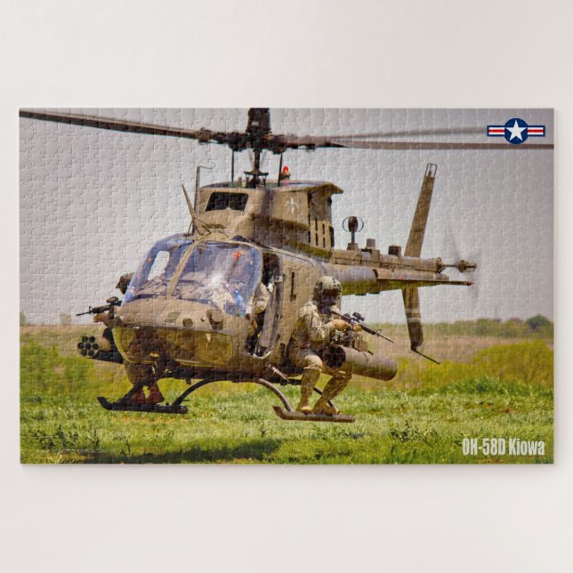 Puzzle OH-58D KIOWA (20 x 30 POUCES) (Horizontal)