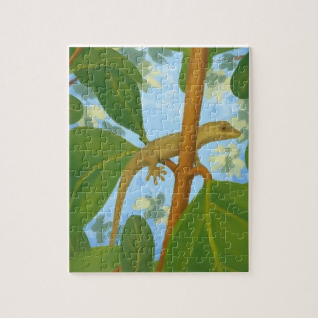 Puzzle Oh mon dieu ! Peinture de gecko (Vertical)