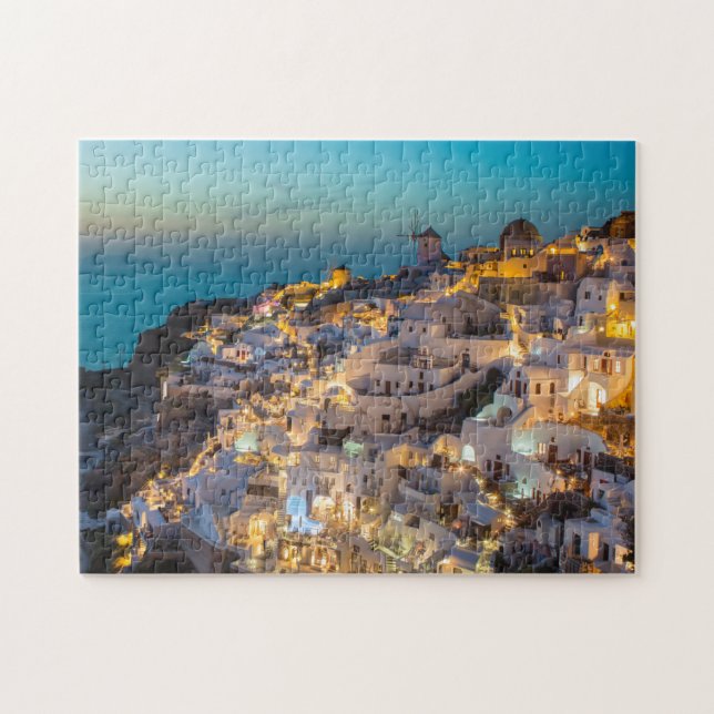 Puzzle Oia, Santorini Destination de Greece Beautiful (Horizontal)