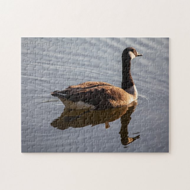Puzzle Oie canadienne sur le lac (Horizontal)