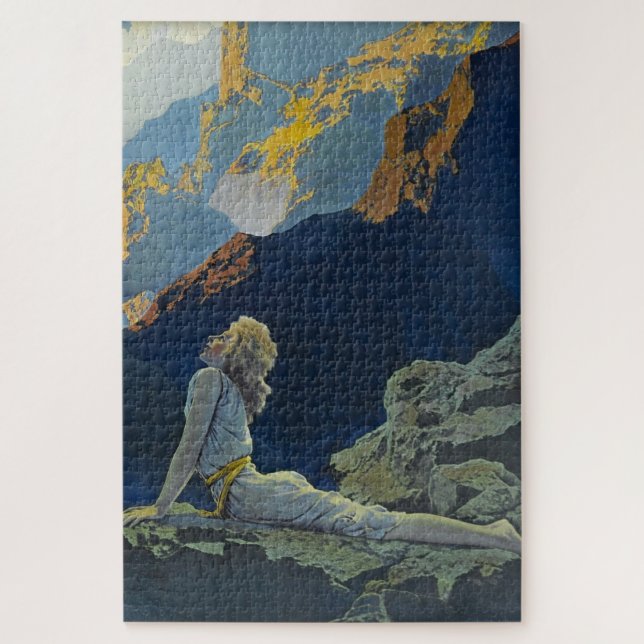 Puzzle Oies sauvages par Maxfield Parrish (Vertical)