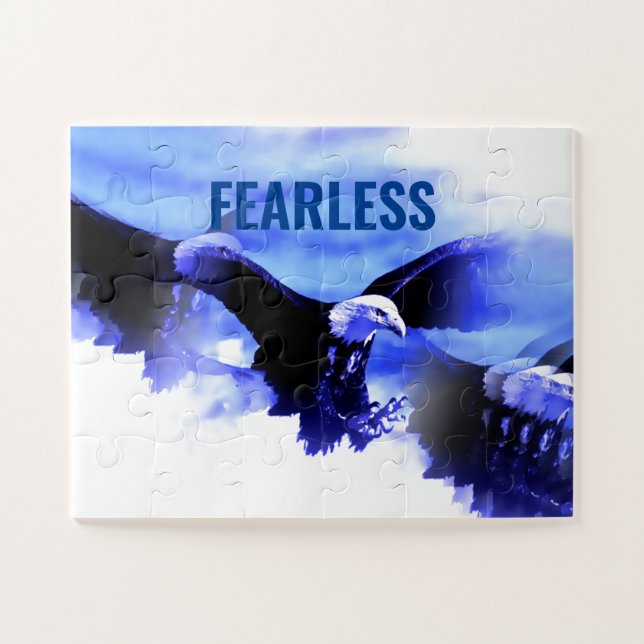 Puzzle Oigle sans peur Motivational Courage Artwork (Horizontal)