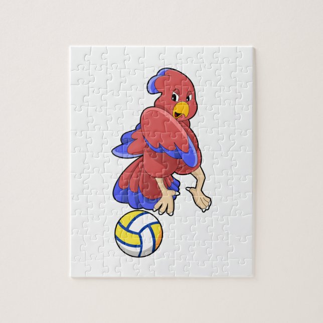 Puzzle Oiseau aux sports de volley-ball (Vertical)