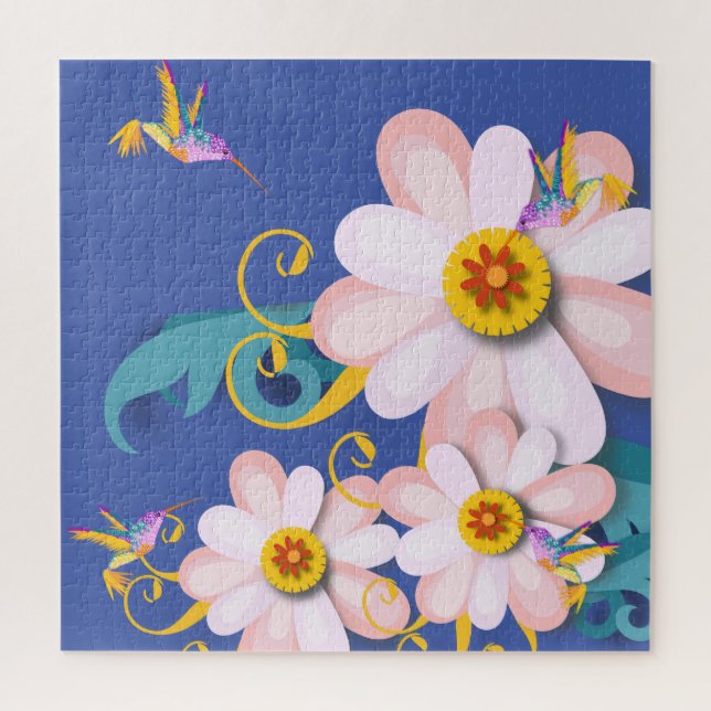 Puzzle Oiseau coloré (Vertical)