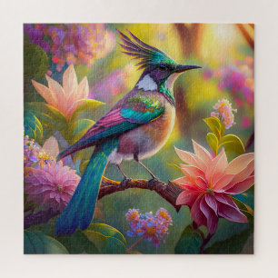 Puzzle Oiseau de Jay Imaginaire vert