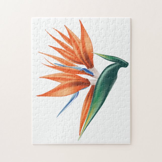 Puzzle Oiseau de paradis, fleur exotique strelitzia (Vertical)