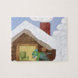 Puzzle Oiseau d'hiver