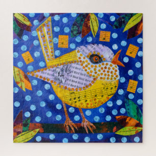 Puzzle Oiseau jaune