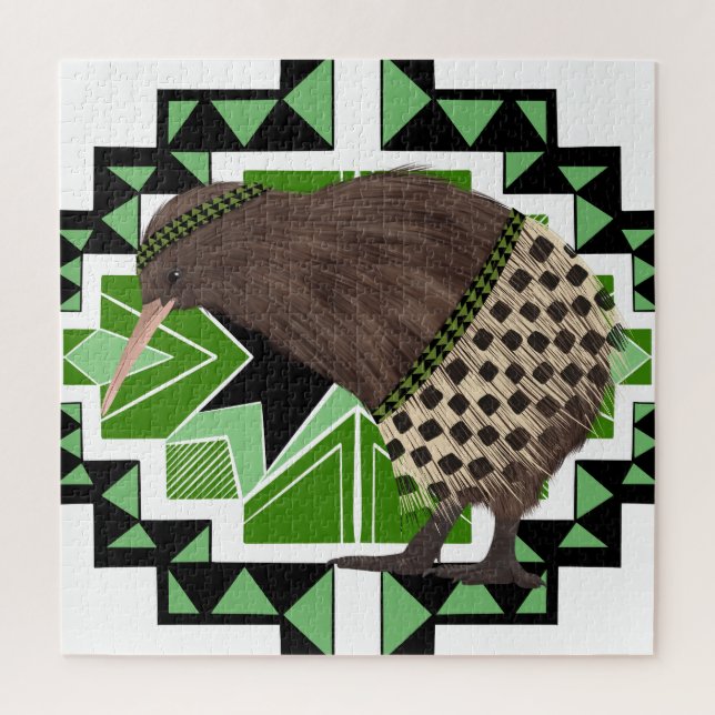 Puzzle Oiseau national traditionnel néo-zélandais - Oisea (Vertical)