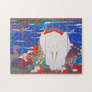 Puzzle Oiseaux, animaux et Plantes floraux(droite)Jakuchu