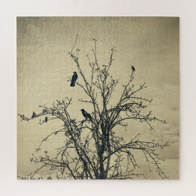 Puzzle Oiseaux dans l'arbre - (Vertical)