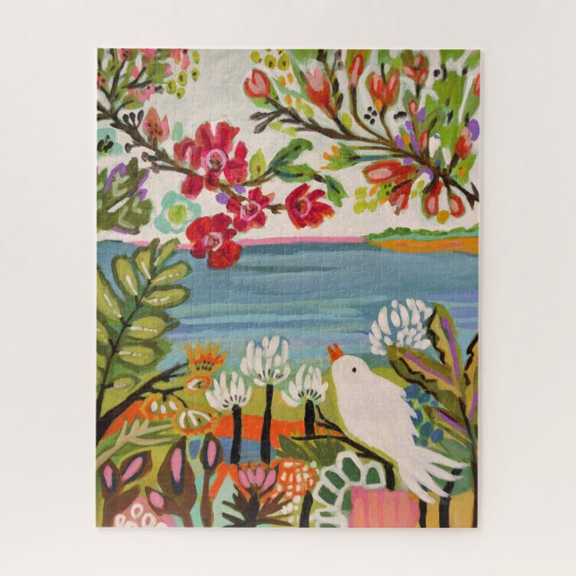 Puzzle Oiseaux dans le jardin (Vertical)
