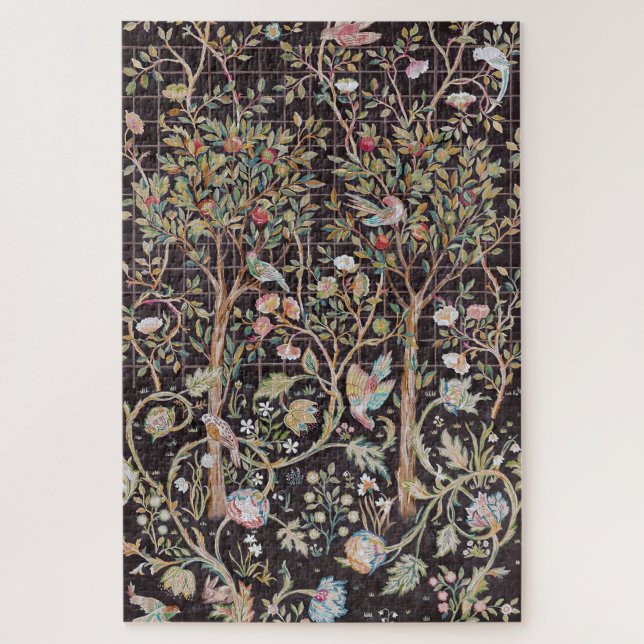 Puzzle Oiseaux dans le Jardin des Fleurs, William Morris (Vertical)