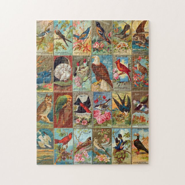 Puzzle Oiseaux du 19ème siècle des illustrations de (Vertical)