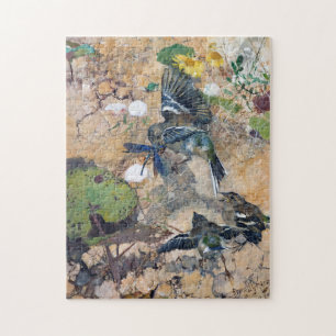 Puzzle Oiseaux et libellules, Bruno Liljefors